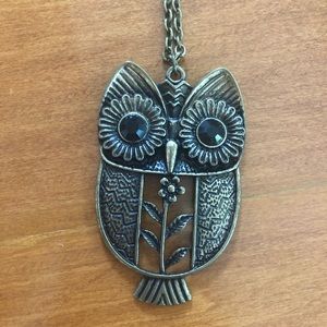 Fun statement owl necklace!